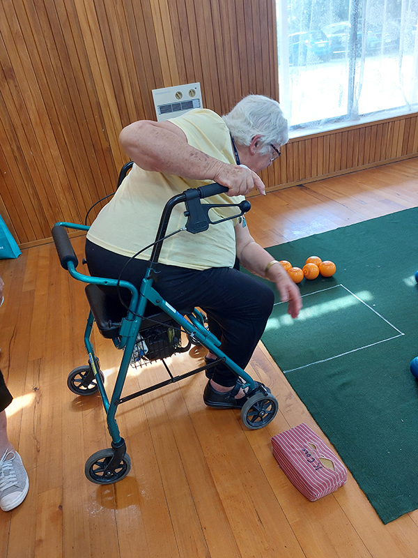 Betty Thompson at WI National Bowls Challenge