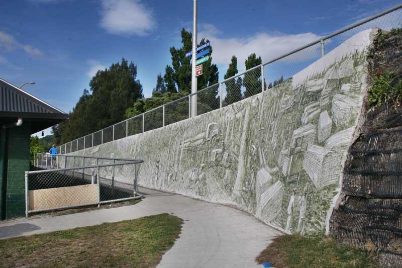 Forestry Walkway Graeme Mudge Mural