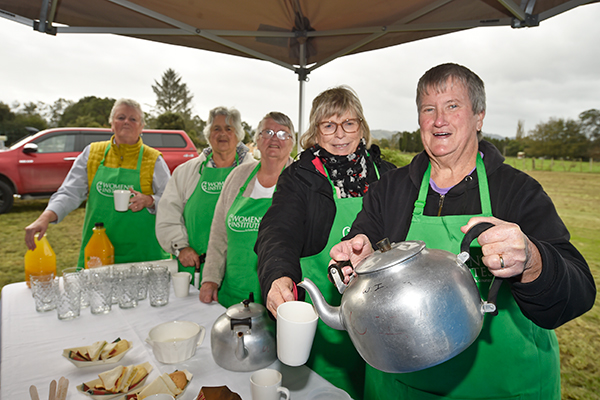 Our Catering group serve afternoon tea