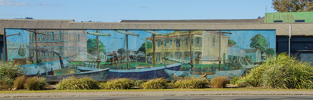 Time of Sails G Mudge Mural 1000x320