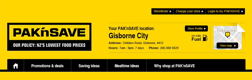 PAKnSAVE 1000x321