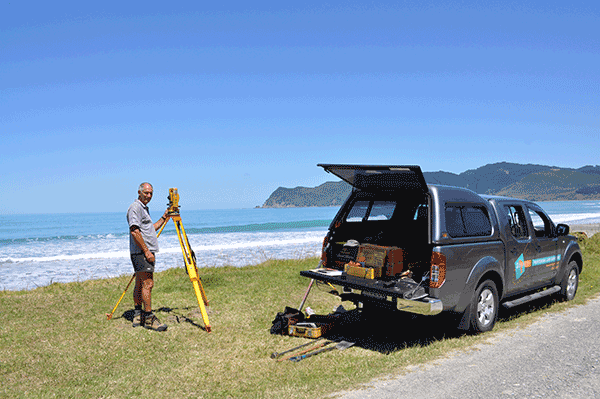 Registered Surveyor Kevin Taylor Waipiro Bay 600x399