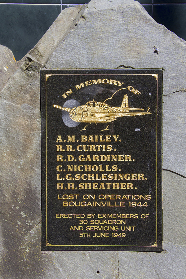 Squadron 30 Plaque text