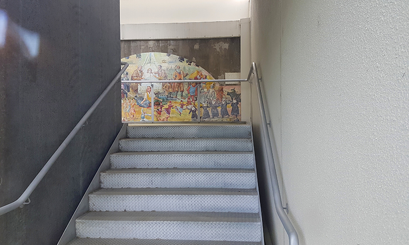 War memorial EXIT Zone 5 Stair Well 800x480