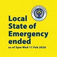 Local State of Emergency Ended