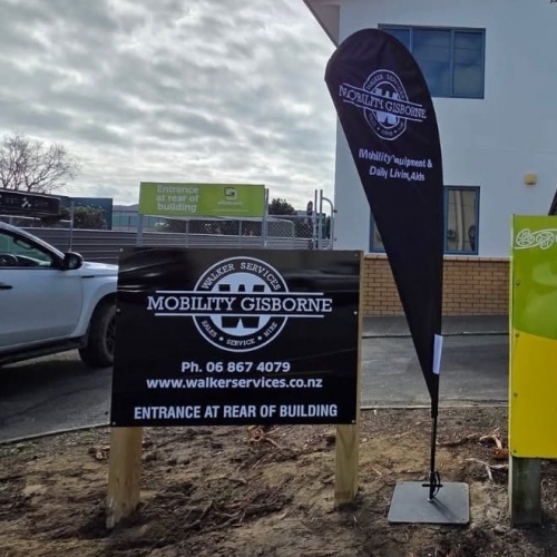 Mobility Gisborne New Signage
