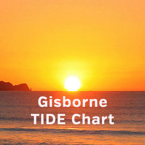 Gisborne Sunrise + TIDE Chart Sq 302