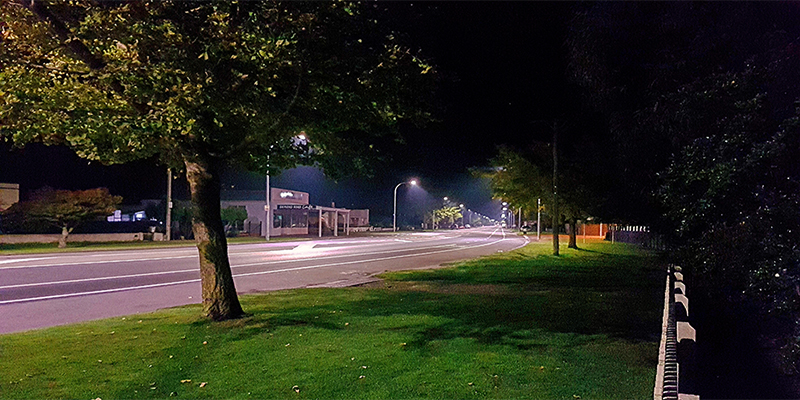 Gisborne. Ormond Road NIGHT time