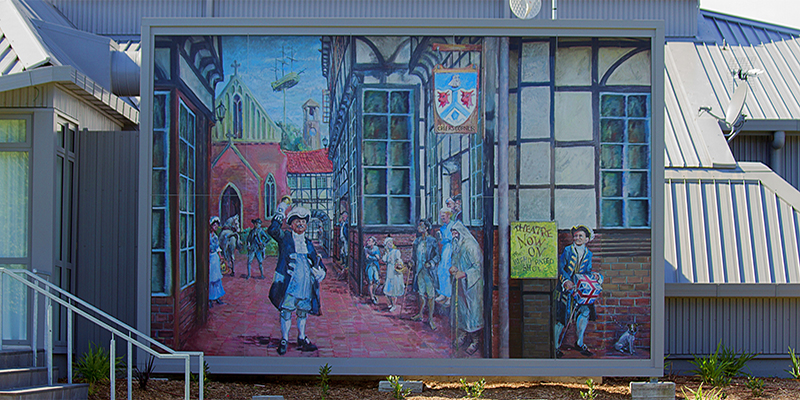 HISTORY: Graeme Mudge MURALS in Gisborne