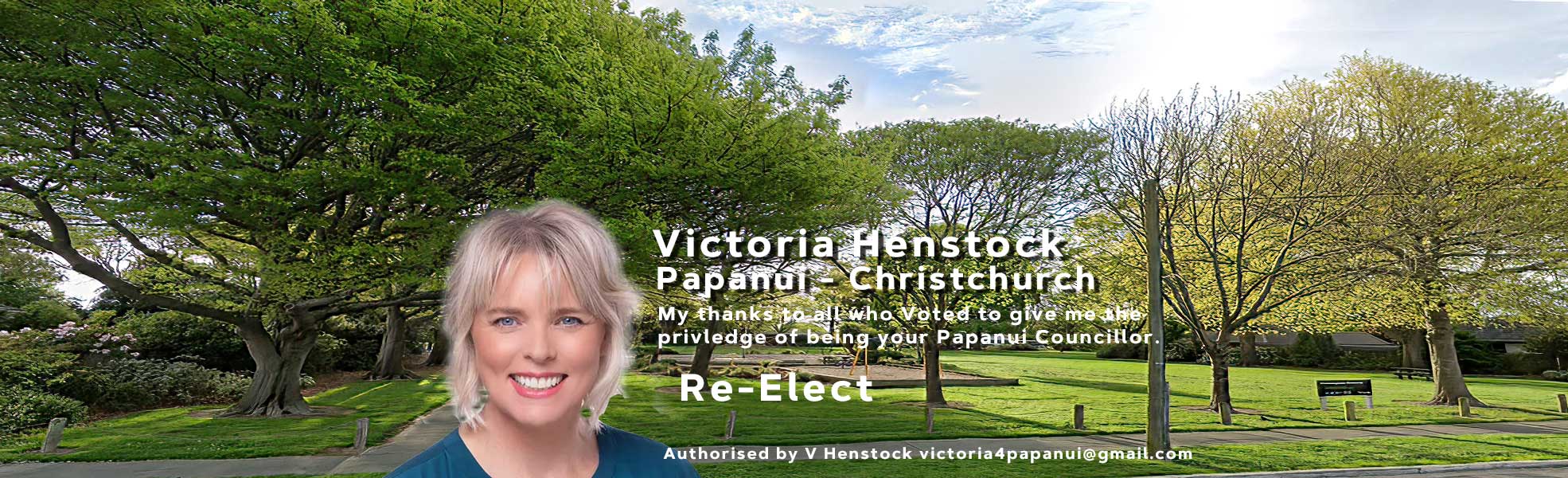 Casebrook Papanui Victoria Henstock Christchurch Re Elect