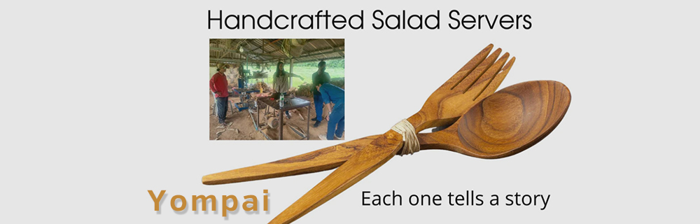 Yompai Handcrafted Salad Servers