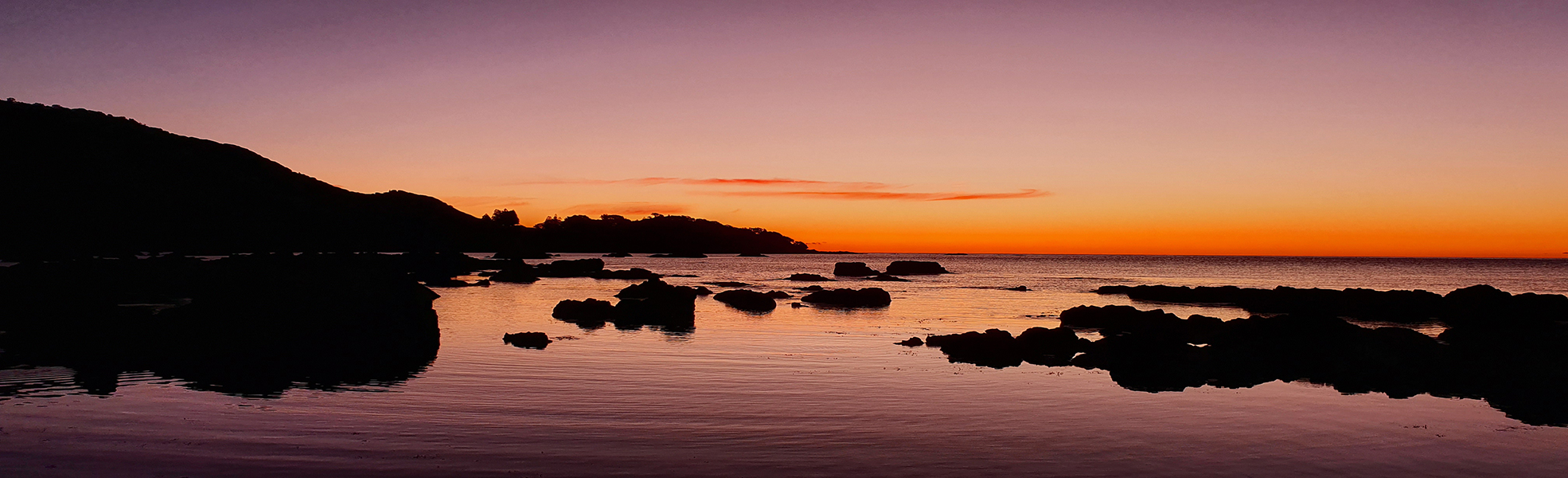 Sunset Whanurua Bay 1970x600
