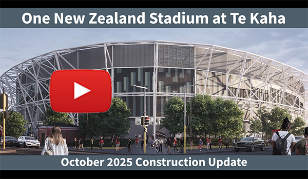Te Kaha Stadium Oct 2025 YouTube