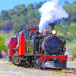 Wa165 Vintage Steam Train Sq 302